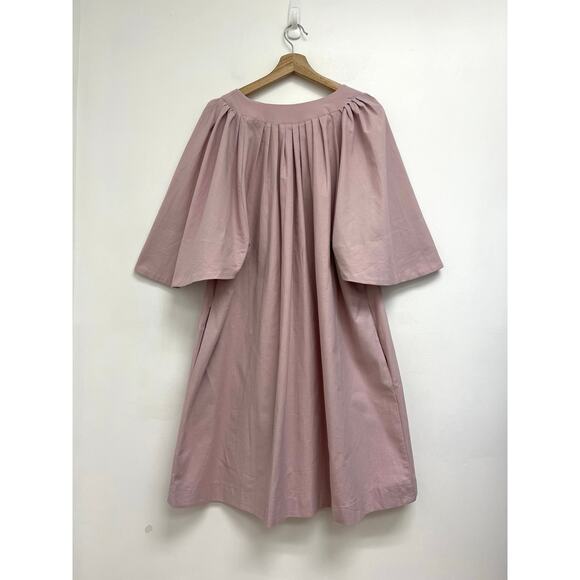 Pomander Place Tuckernuck Lilac Finley Flutter Sleeve A-Line Pleat Mini Dress XL - Picture 3 of 11